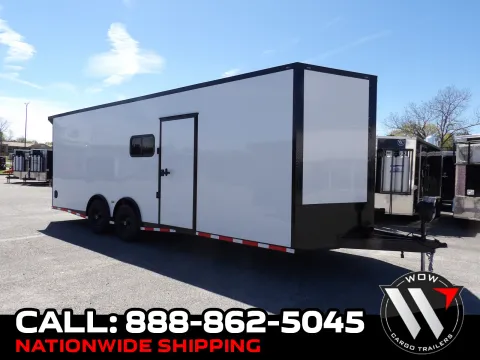 White 2026 Hook & Line Cargo 8.5x24 7K for sale in Cochran, GA