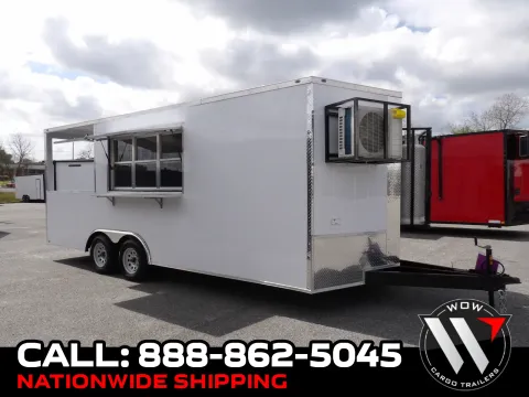 White 2026 Steel Pines Cargo 8.5X20 Enclosed 35K for sale in Cochran, GA