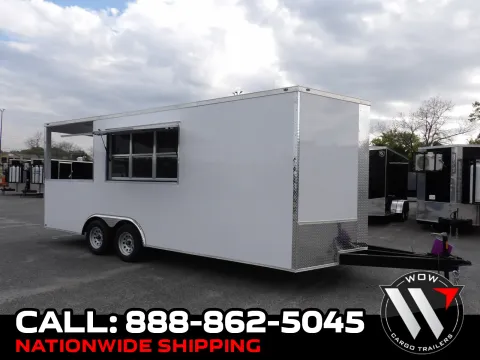 White 2026 Steel Pines Cargo 8.5X20 Enclosed 35K for sale in Cochran, GA