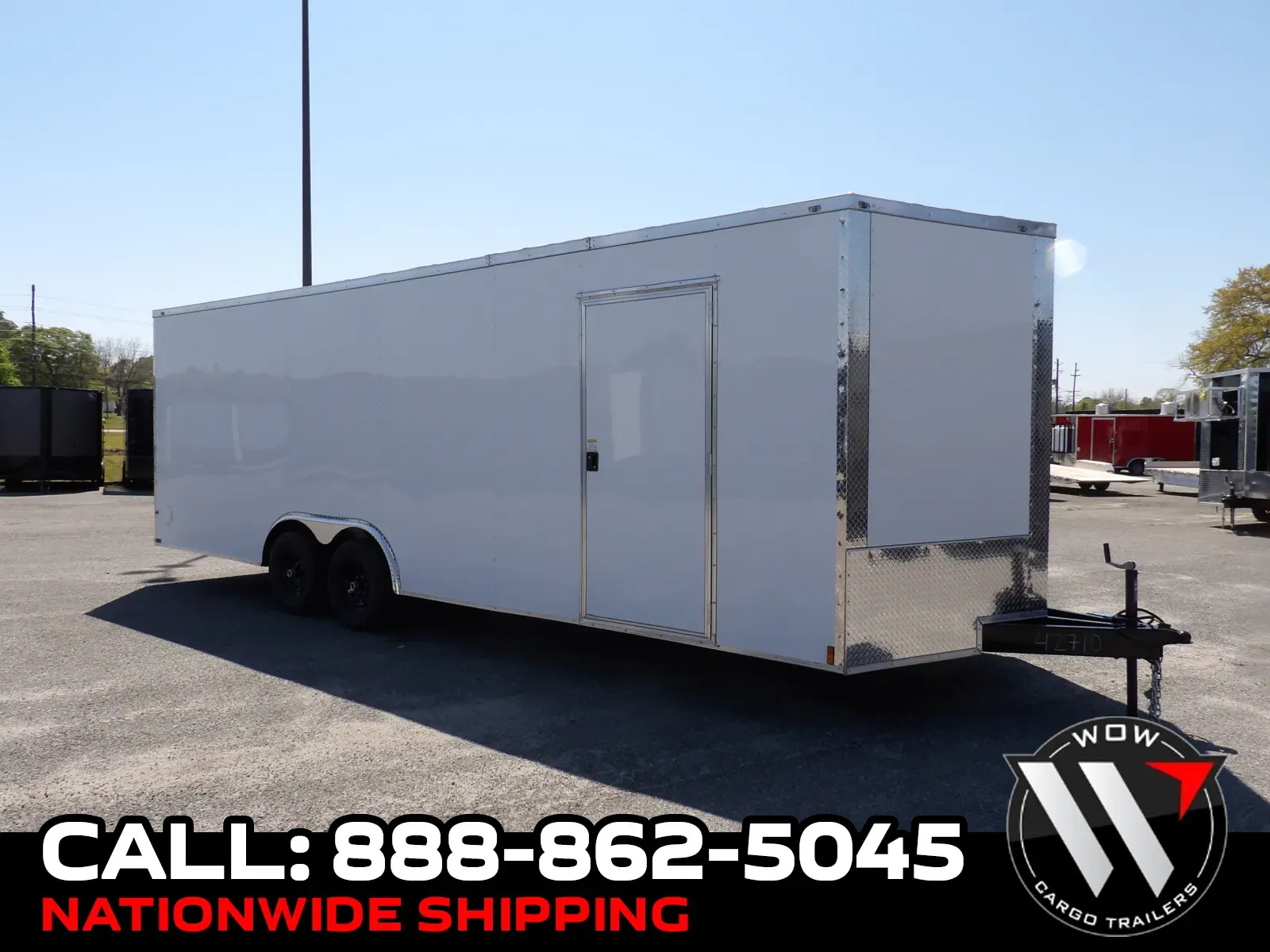 White 2026 Maximum Cargo 8.5X24 Enclosed 52K for sale in Cochran, GA