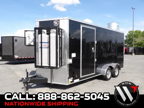 Black 2026 Diamond Cargo 7X16 Concession Special for sale in Cochran, GA