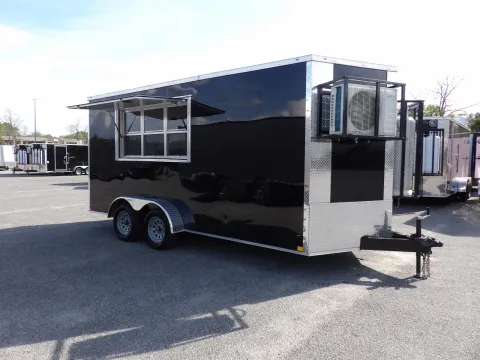 Photos of 2026 Diamond Cargo 7X16 Concession Special for sale in Cochran, GA at WOW Cargo Trailers
