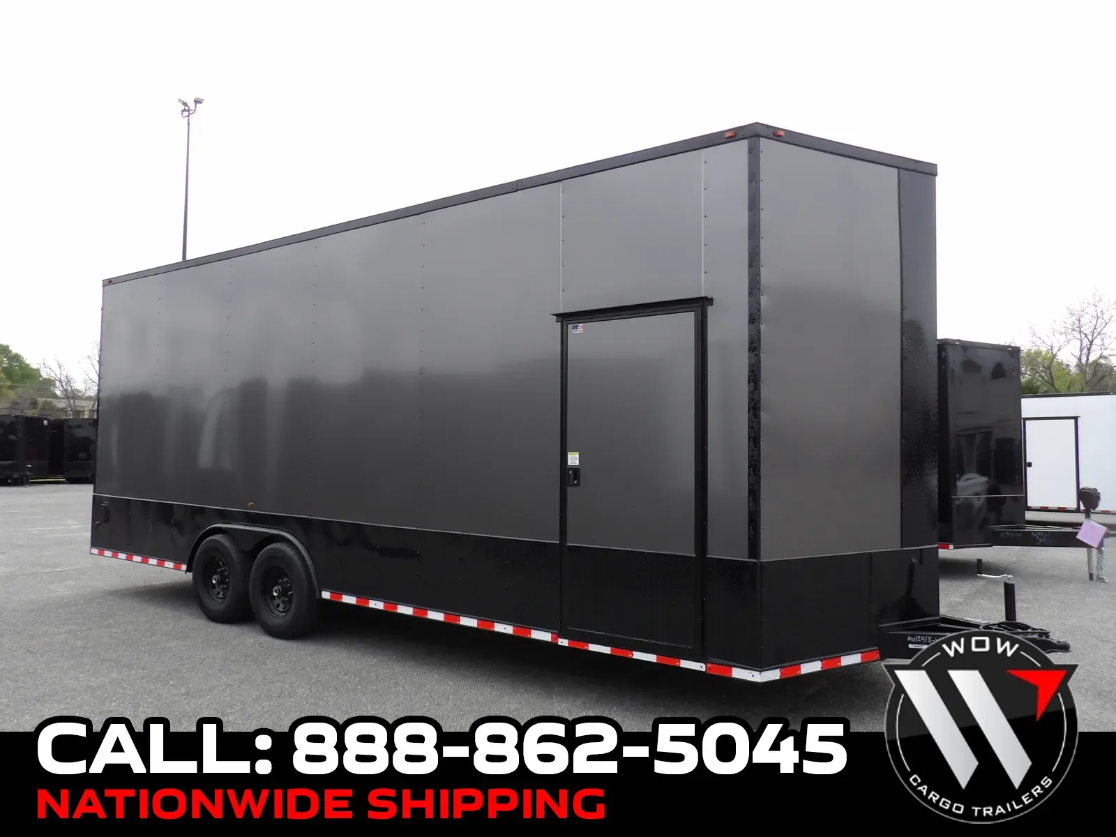 Black 2026 All World Trailers 8.5X24 Enclosed 35k for sale in Cochran, GA