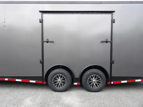 Another view of 2026 Hook & Line Cargo 8.5X26 Enclosed 7K for sale in Cochran, GA at WOW Cargo Trailers