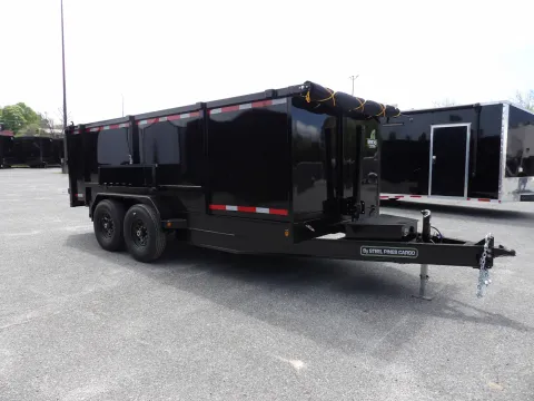 Photos of 2026 Steel Pines Cargo 7X16 Dump 7K for sale in Cochran, GA at WOW Cargo Trailers