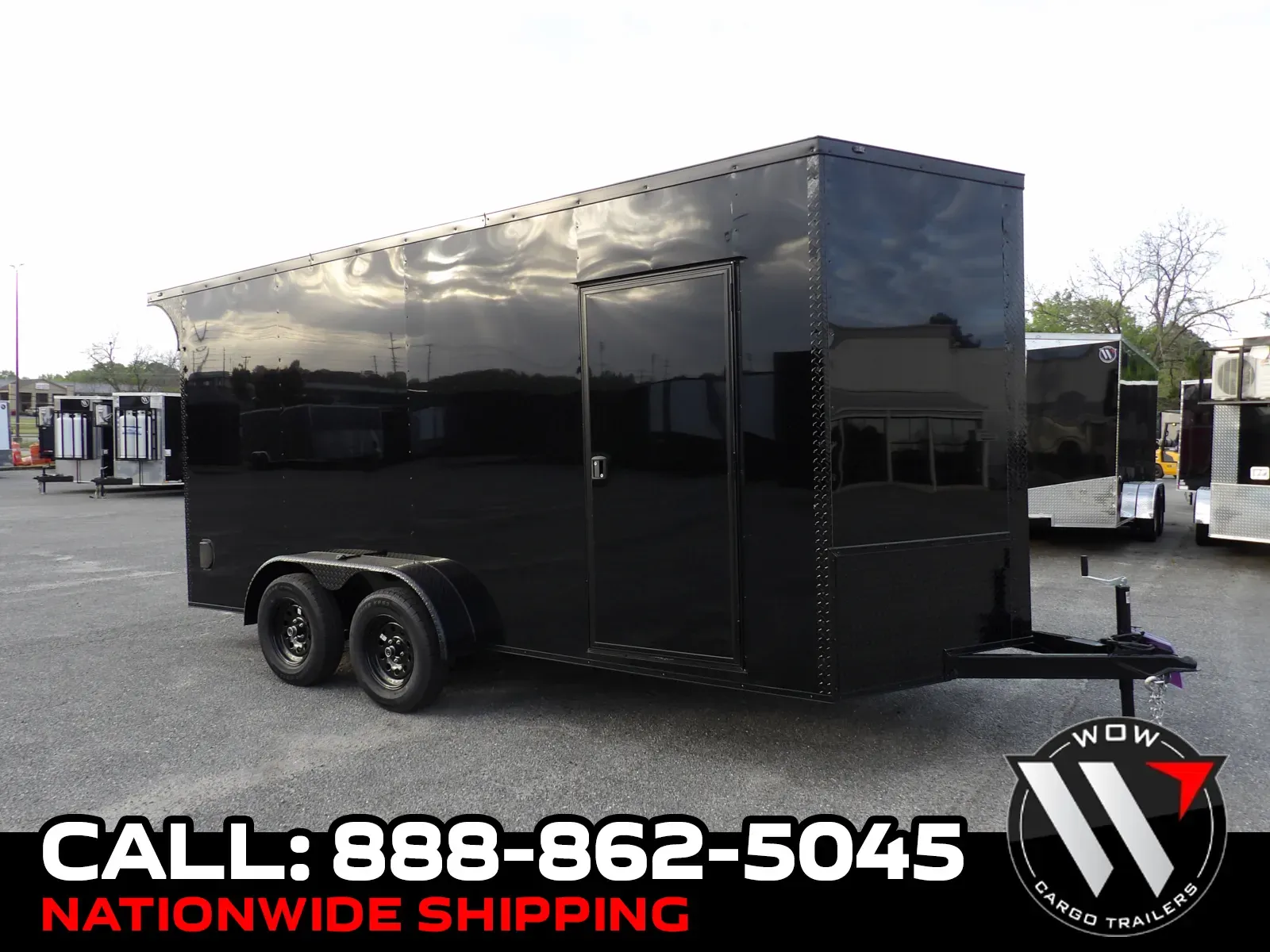 Black 2026 Steel Pines Cargo 7X16 Enclosed 35K for sale in Cochran, GA