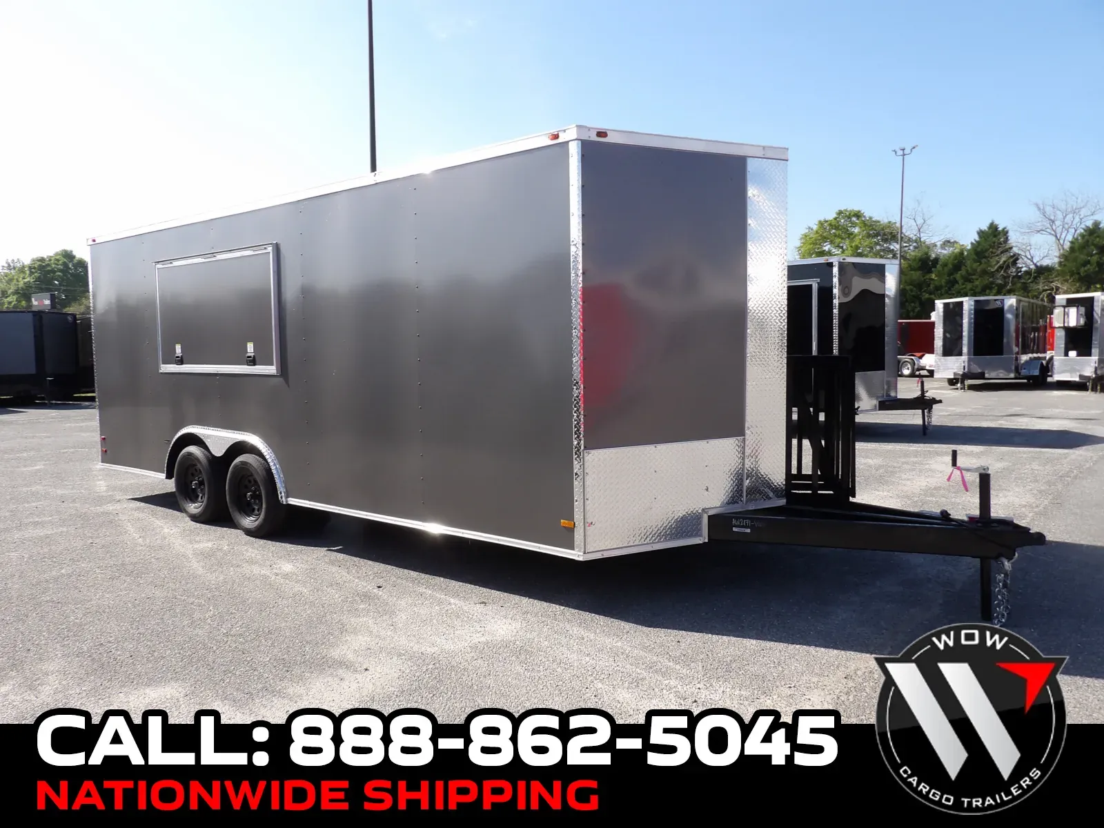 Gray 2026 All World Trailers 8.5x20 35K for sale in Cochran, GA