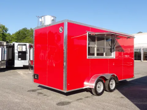 Another view of 2026 Diamond Cargo 7X16 Enclosed 35K for sale in Cochran, GA at WOW Cargo Trailers