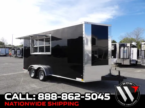 Black 2026 Diamond Cargo 7X16 Enclosed for sale in Cochran, GA