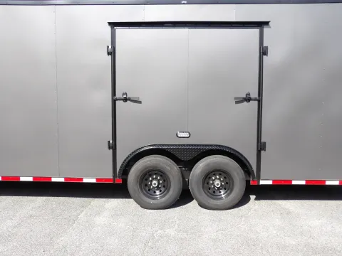 Another view of 2026 Hook & Line Cargo 8.5X30 Enclosed 7K for sale in Cochran, GA at WOW Cargo Trailers