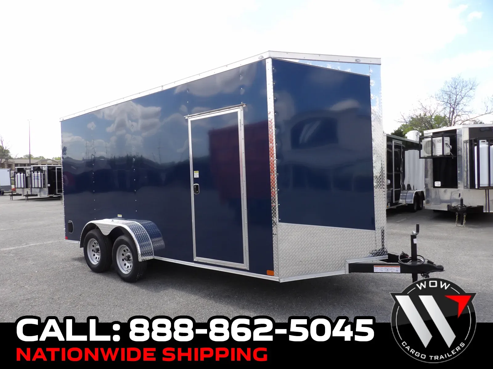 Blue 2026 Seed Cargo 7X16 Enclosed for sale in Cochran, GA