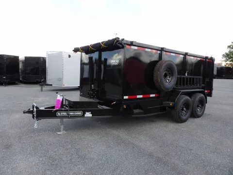 Another view of 2025 Steel Pines Cargo 7x14x4 7K for sale in Cochran, GA at WOW Cargo Trailers