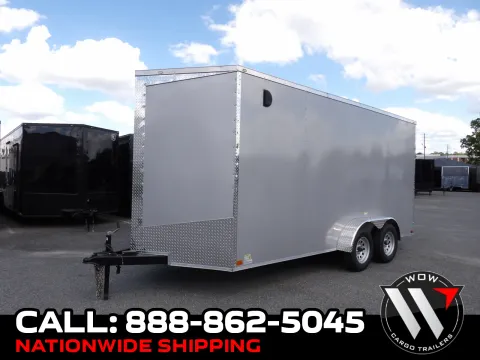 Silver 2026 Seed Cargo 7X16 Enclosed for sale in Cochran, GA