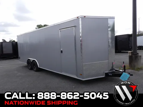 Silver 2026 All World Trailers 8.5X24 Enclosed 35K for sale in Cochran, GA