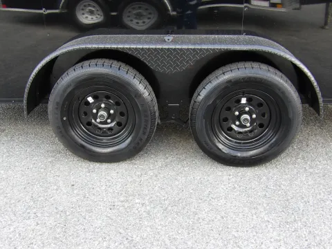 Another view of 2026 Steel Pines Cargo 7X16 Enclosed 35K for sale in Cochran, GA at WOW Cargo Trailers