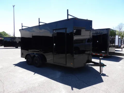 Photos of 2026 All World Trailers 7X16 Enclosed 7K for sale in Cochran, GA at WOW Cargo Trailers