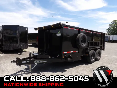 Black 2025 Steel Pines Cargo 7x16x4 7K for sale in Cochran, GA