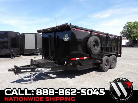 Black 2025 Steel Pines Cargo 7x16x4 7K for sale in Cochran, GA