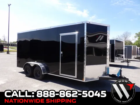 Black 2026 Maximum Cargo 7X16 Enclosed 7K for sale in Cochran, GA