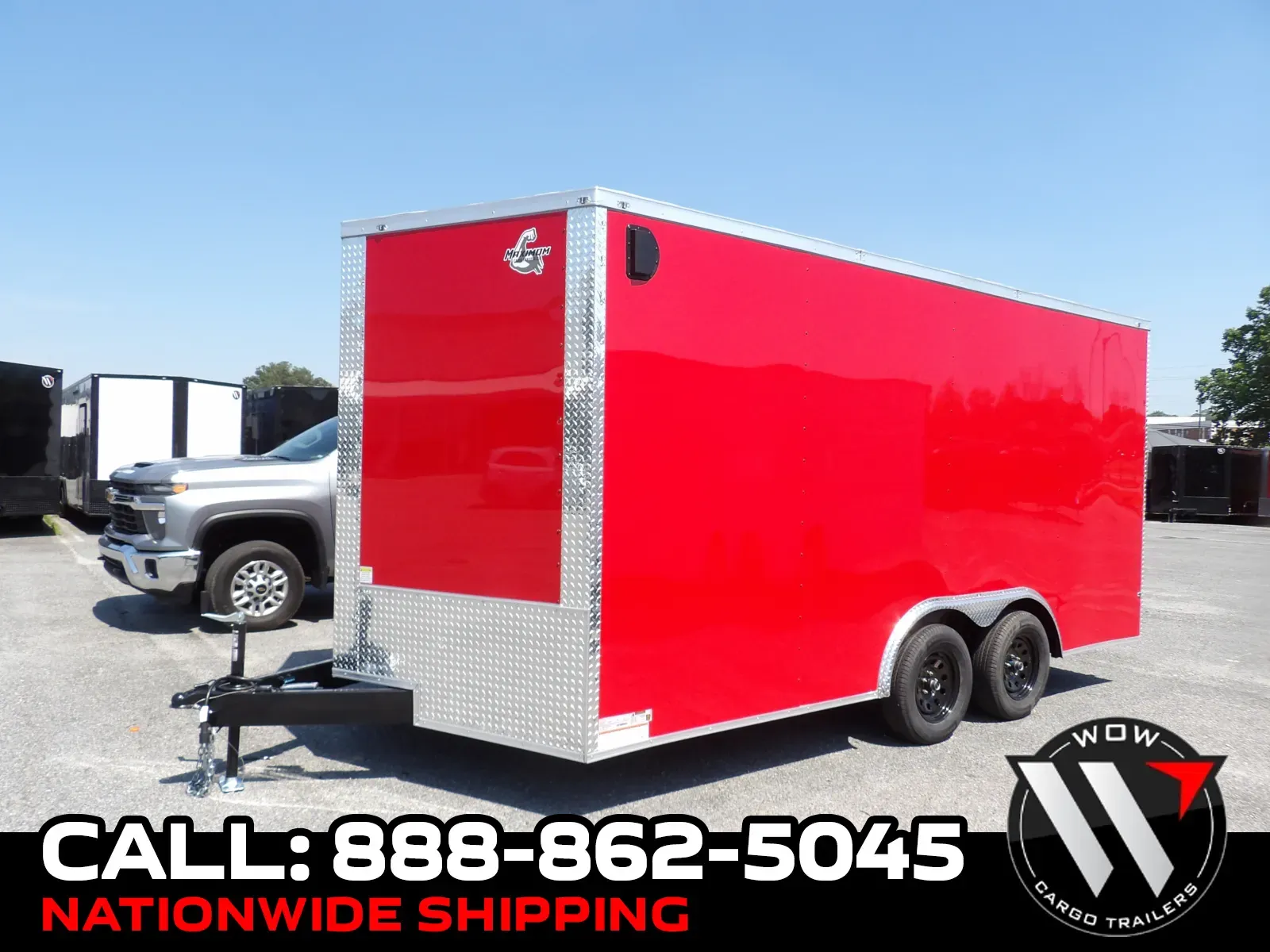 Red 2026 Maximum Cargo 8.5X16 Enclosed for sale in Cochran, GA