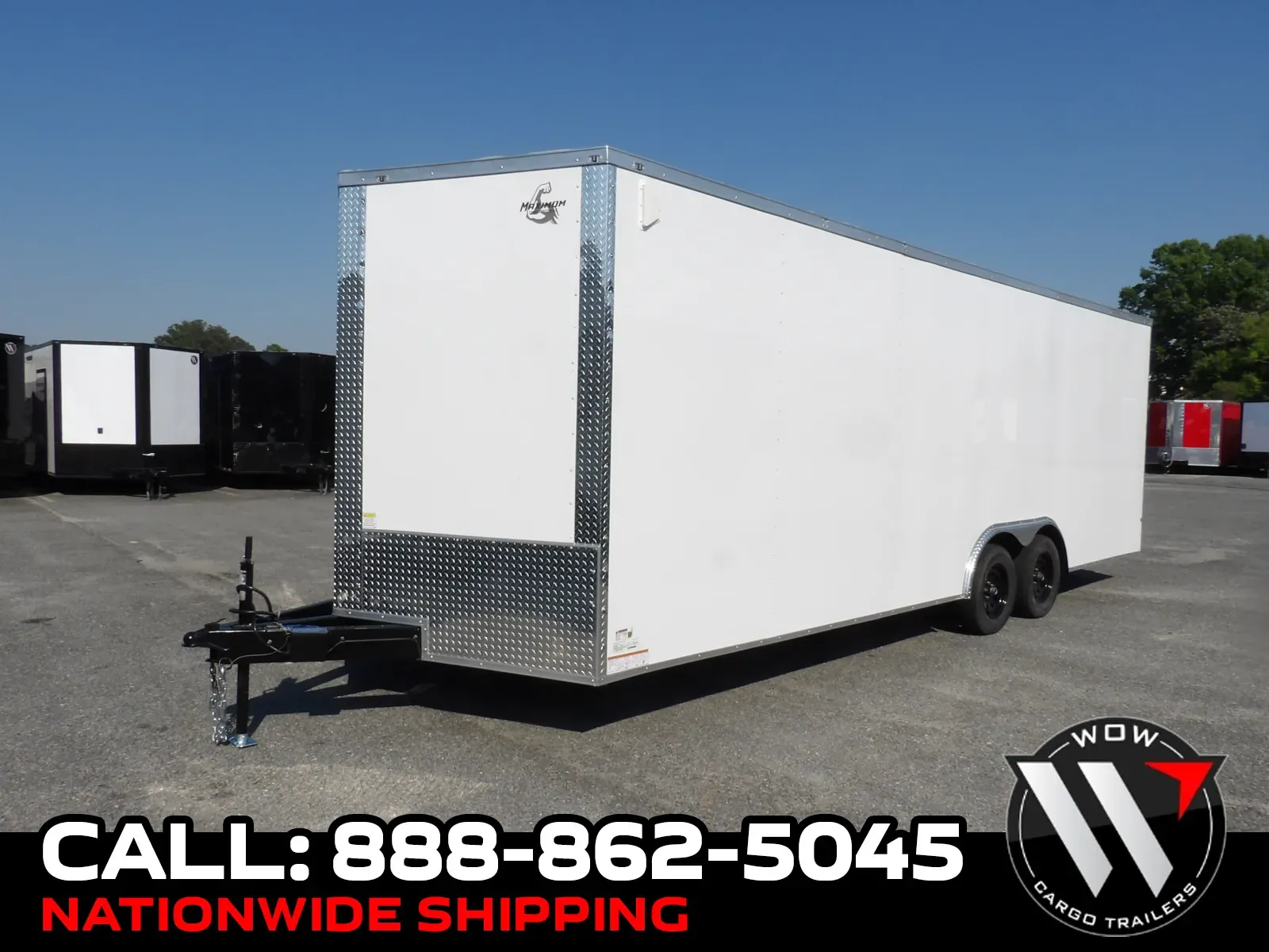 White 2026 Maximum Cargo 8.5X24 Enclosed for sale in Cochran, GA
