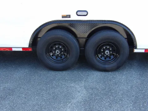 Another view of 2026 Hook & Line Cargo 8.5x28 7K for sale in Cochran, GA at WOW Cargo Trailers