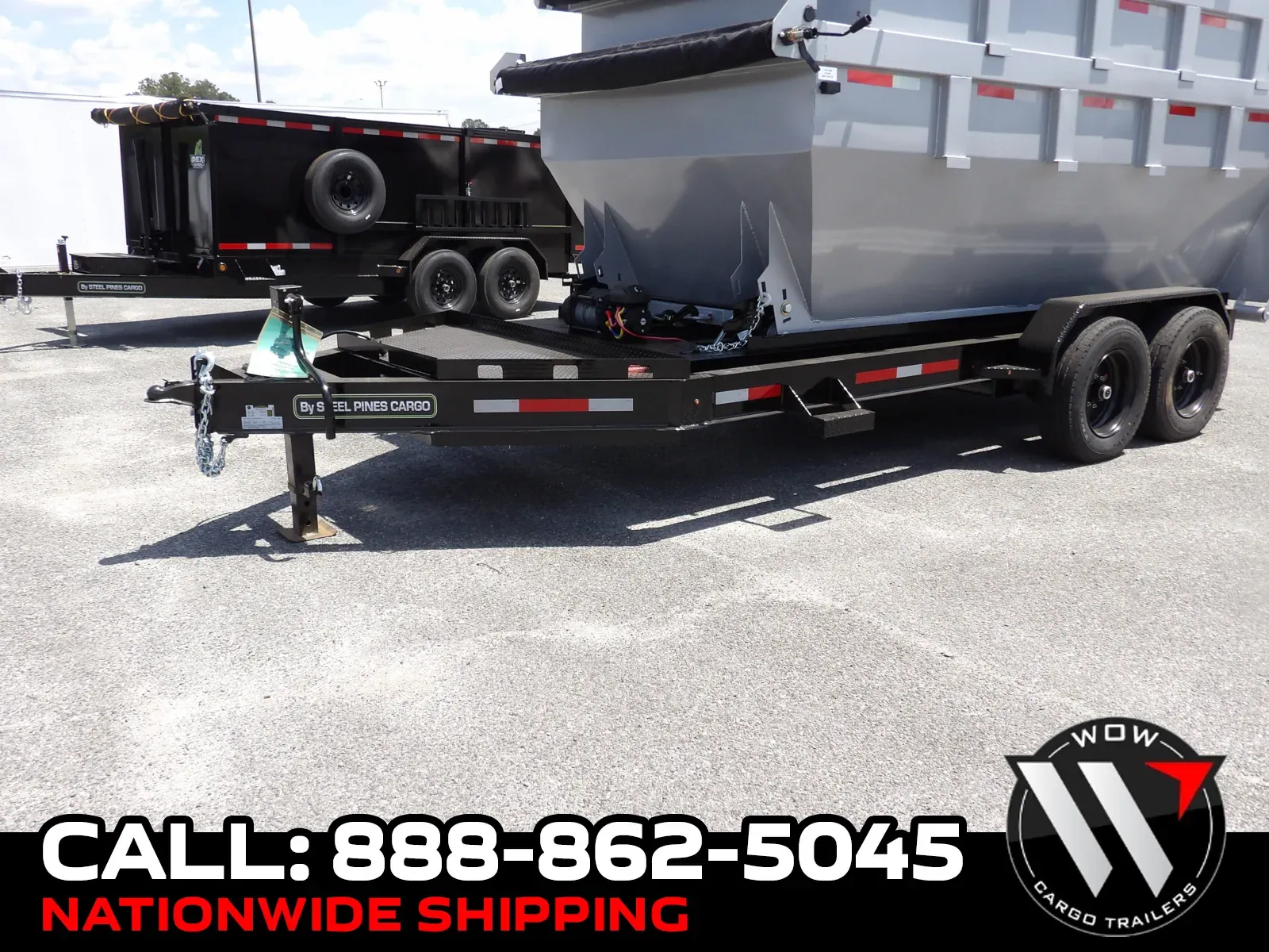 Black 2026 Steel Pines Cargo Roll Off for sale in Cochran, GA