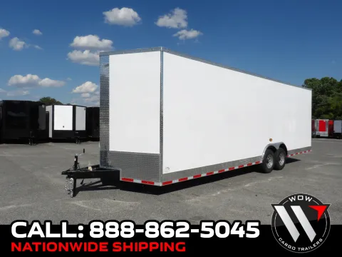 White 2026 Steel Pines Cargo 8.5X28 Enclosed 35K for sale in Cochran, GA
