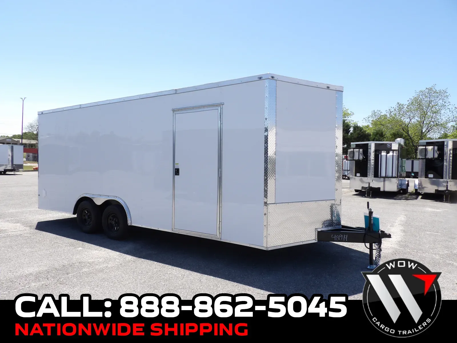 White 2026 Maximum Cargo 8.5x20 35K for sale in Cochran, GA