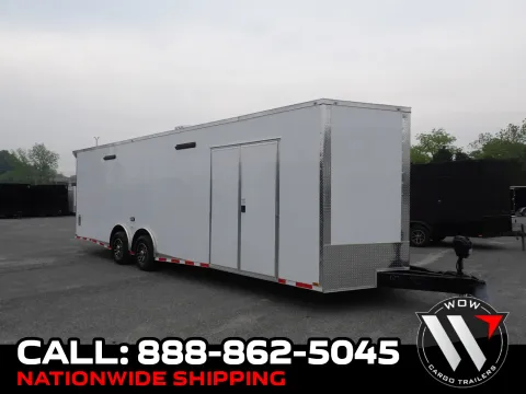 White 2026 Hook & Line Cargo 8.5X28 Enclosed for sale in Cochran, GA