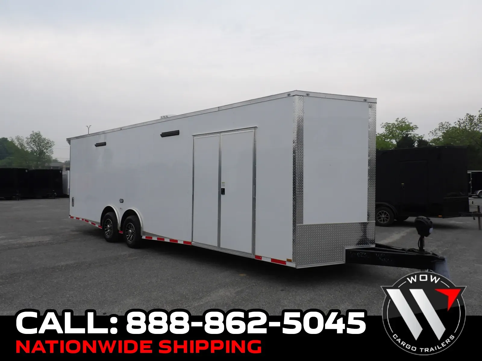 White 2026 Hook & Line Cargo 8.5X28 Enclosed for sale in Cochran, GA