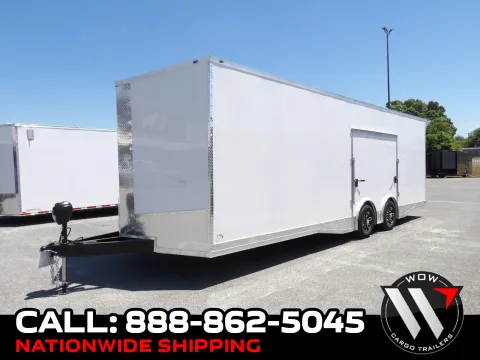 White 2026 Steel Pines Cargo 8.5X26 Enclosed 52K for sale in Cochran, GA