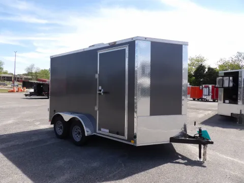 Another view of 2026 Diamond Cargo 7X12 Enclosed 35K for sale in Cochran, GA at WOW Cargo Trailers