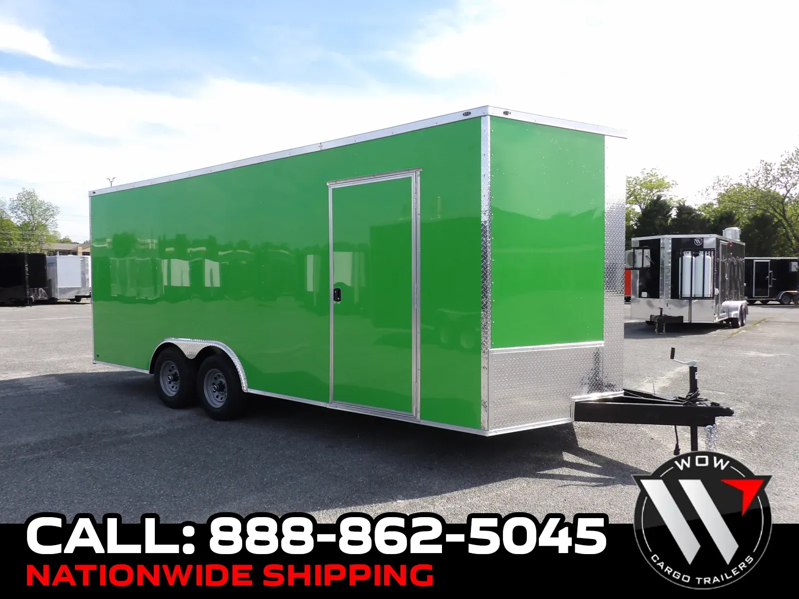 Green 2026 Steel Pines Cargo 8.5X20 Enclosed 52K for sale in Cochran, GA
