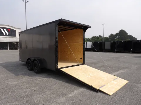 Another view of 2026 Steel Pines Cargo 7X16 TA Custom for sale in Cochran, GA at WOW Cargo Trailers