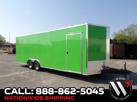 Green 2026 Steel Pines Cargo 8.5x24 52k Enclosed for sale in Cochran, GA