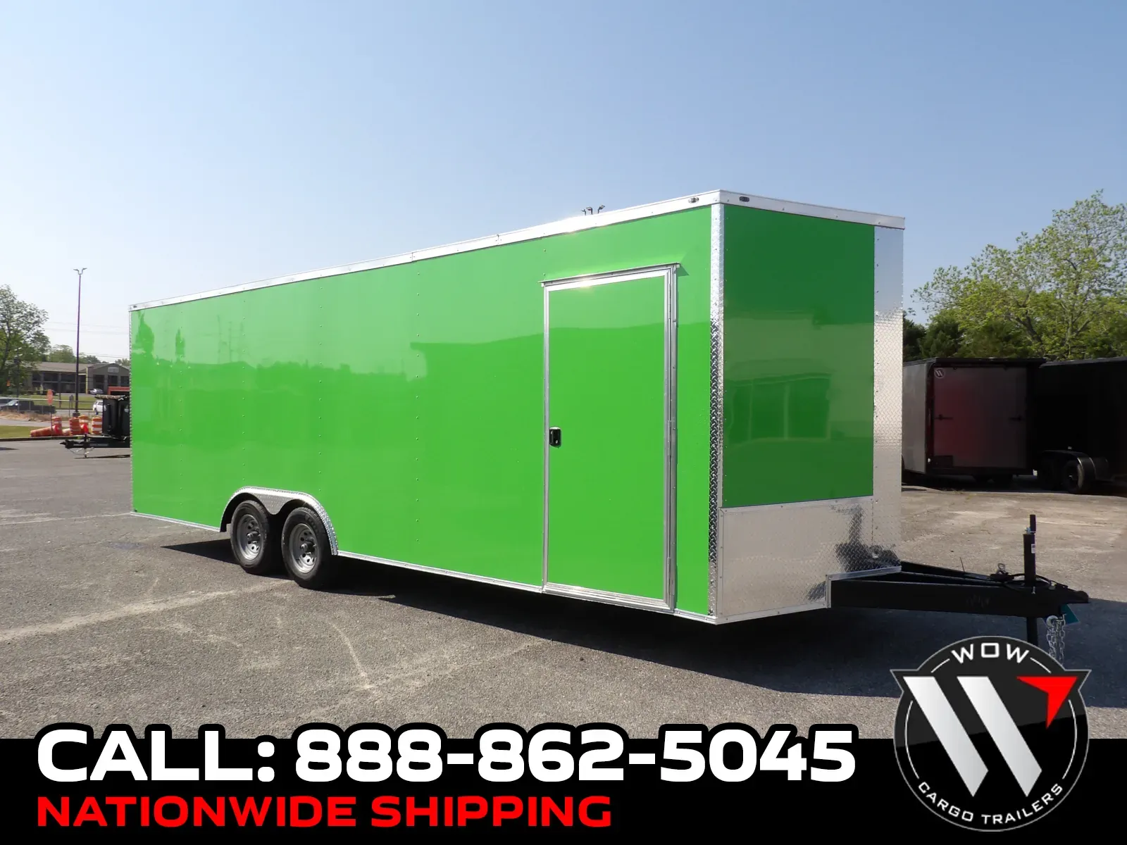 Green 2026 Steel Pines Cargo 8.5x24 52k Enclosed for sale in Cochran, GA