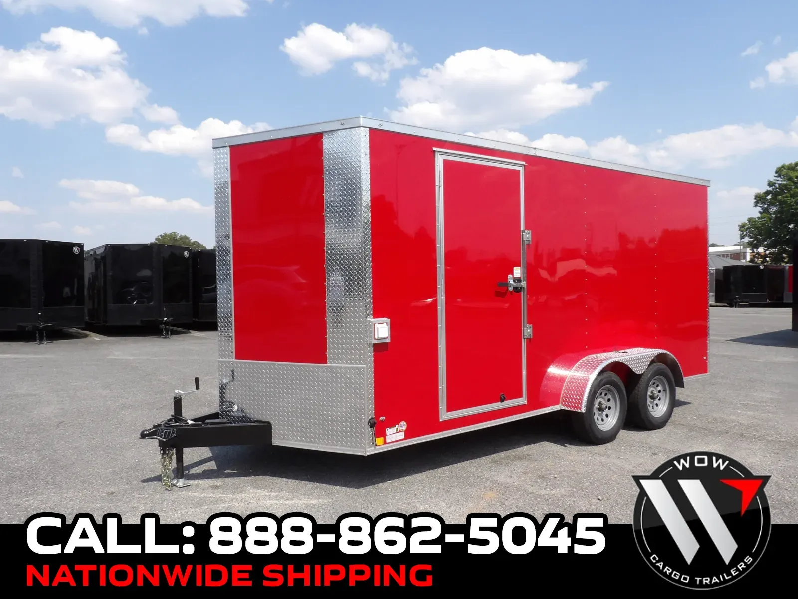 Red 2026 Diamond Cargo 7X16 Enclosed 35K for sale in Cochran, GA