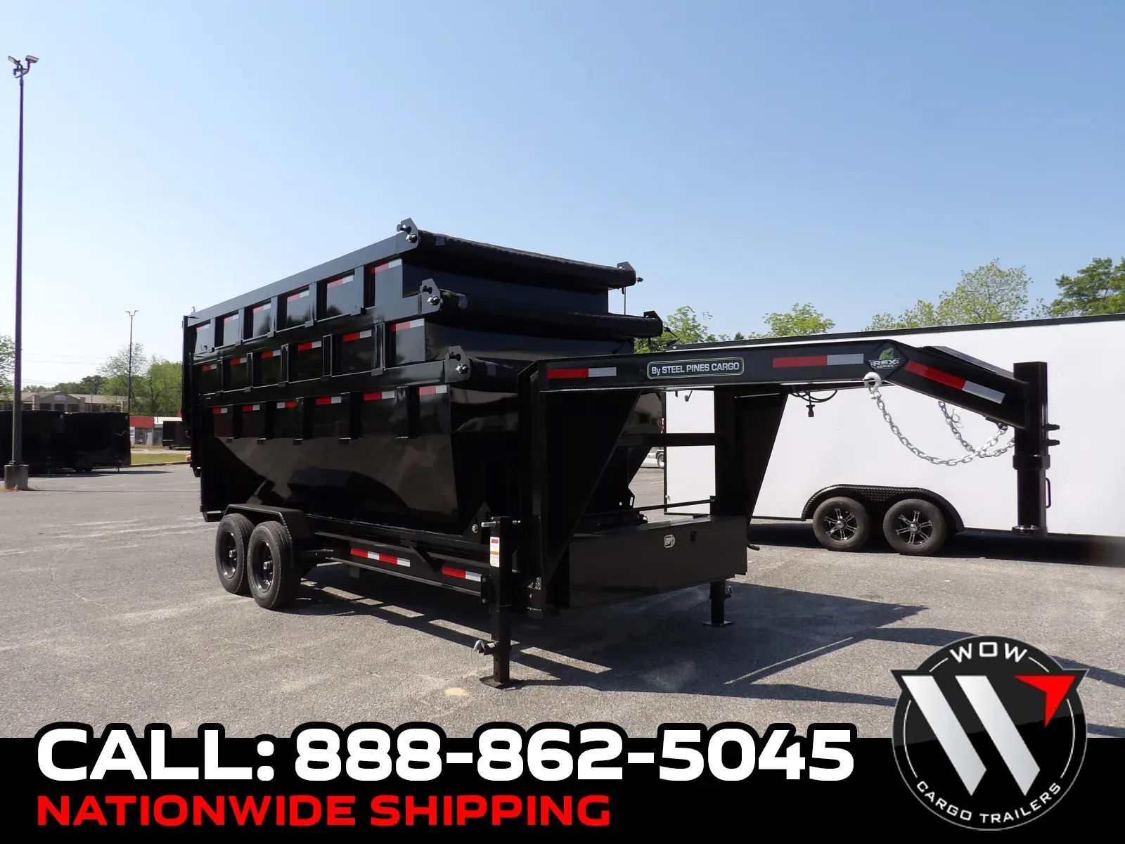 Black 2026 Steel Pines Cargo Roll Off for sale in Cochran, GA