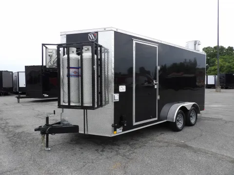 Photos of 2026 Diamond Cargo 7X16 Enclosed for sale in Cochran, GA at WOW Cargo Trailers