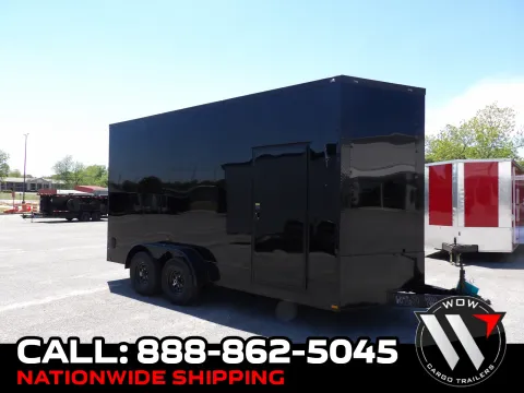 Black 2026 Hook & Line Cargo 7X16 Enclosed 35K for sale in Cochran, GA