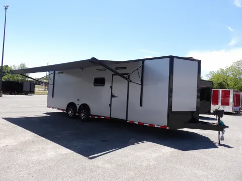 Photos of 2026 Hook & Line Cargo 8.5x28 7K for sale in Cochran, GA at WOW Cargo Trailers