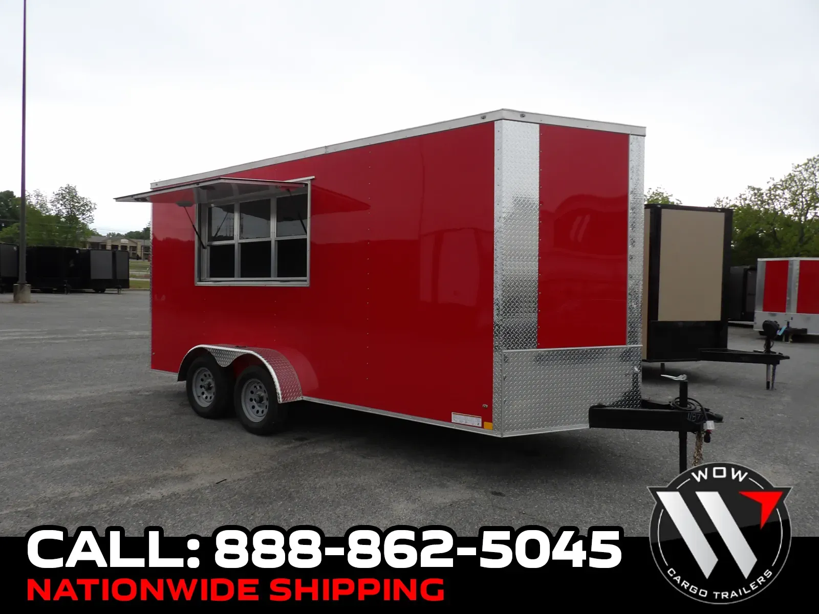 Red 2026 Diamond Cargo 7X16 Enclosed 35K for sale in Cochran, GA