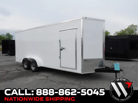 White 2026 Steel Pines Cargo 7x20 for sale in Cochran, GA