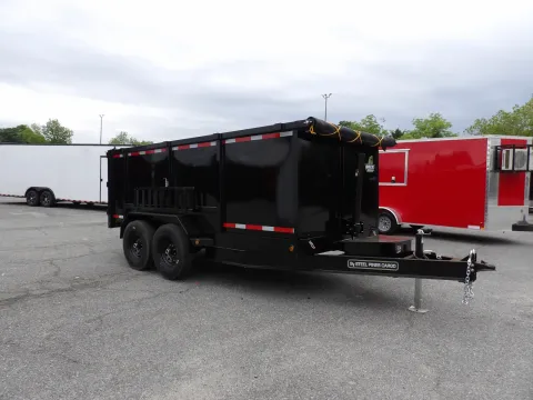 Photos of 2026 Steel Pines Cargo 7X14 Dump for sale in Cochran, GA at WOW Cargo Trailers