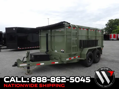 Green 2026 Panther Cargo 7X12 Dump for sale in Cochran, GA