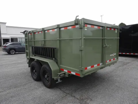 Another view of 2026 Panther Cargo 7X12 Dump for sale in Cochran, GA at WOW Cargo Trailers