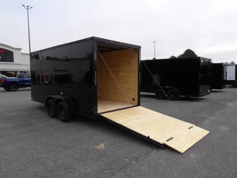 Another view of 2026 Southern Made Trailers 7X16 Enclosed for sale in Cochran, GA at WOW Cargo Trailers