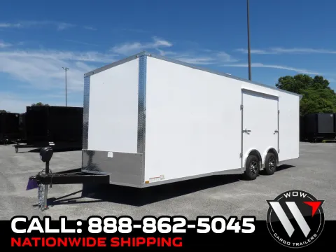 White 2026 Hook & Line Cargo 8.5X24 Enclosed for sale in Cochran, GA