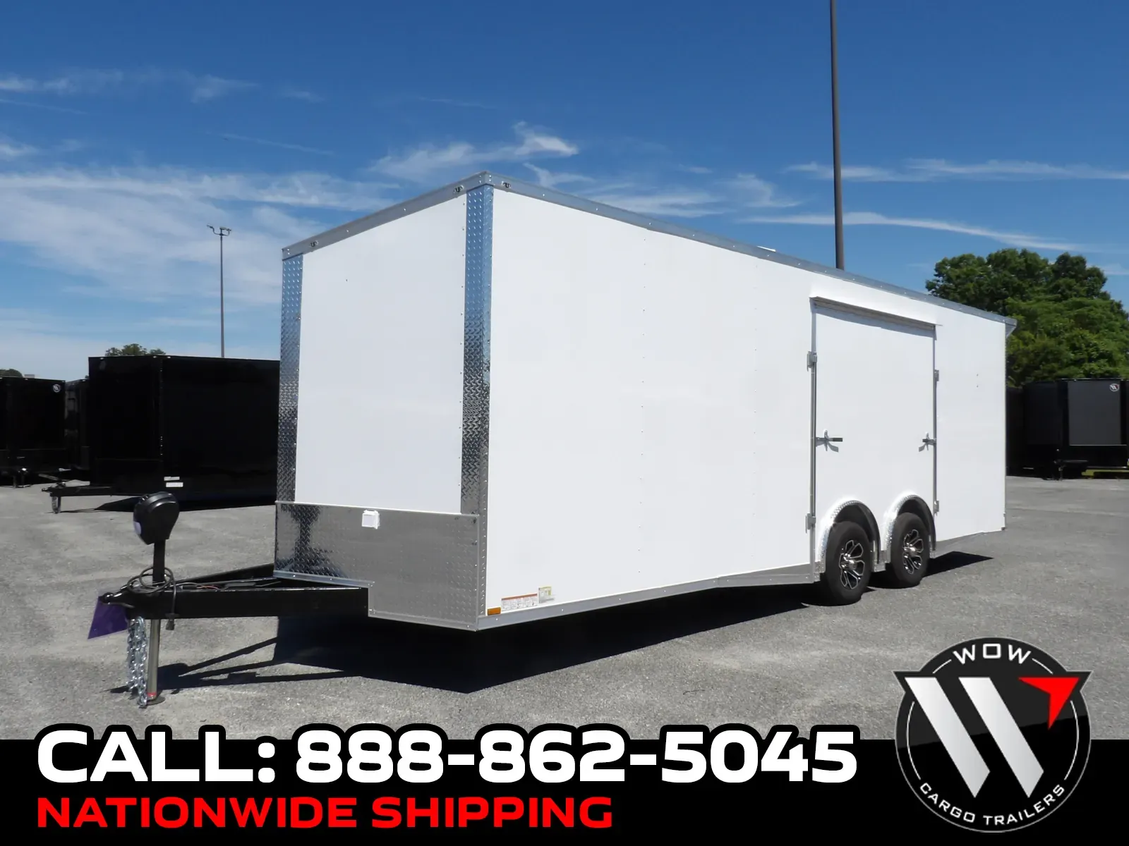 White 2026 Hook & Line Cargo 8.5X24 Enclosed for sale in Cochran, GA